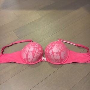 Pink Size 36 D Victoria’s Secret Padded Pushup Bra
